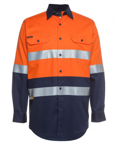 Hi Vis (D+N) L/S 190G Shirt 
