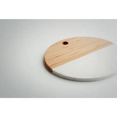 Marble Bamboo Serving Board