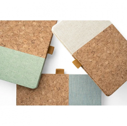 Cork and Linen Notebook