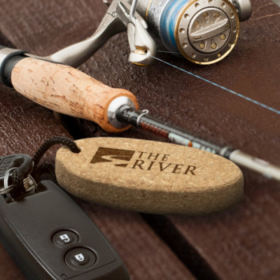 Cork Floating Key Ring