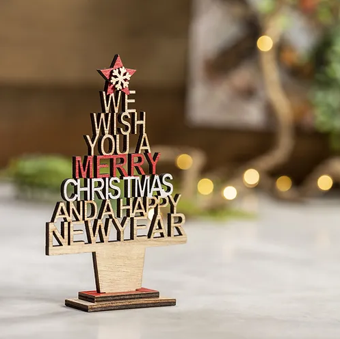 Christmas Tree die Cut Message | Custom Merchandise | Merchandise | Customised Gifts NZ | Corporate Gifts | Promotional Products NZ | Branded merchandise NZ | Branded Merch | Personalised Merchandise | Custom Promotional Products | Promotional Merchandise