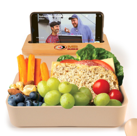 Stax Eco Lunch Box with Phone Holder Lid