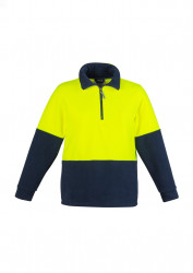Unisex Hi Vis Half Zip Fleece Jumper