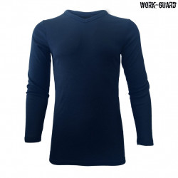 Workguard Youth Long Sleeve Thermal V-Neck
