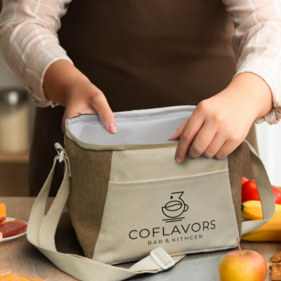 Jute Cooler Bag