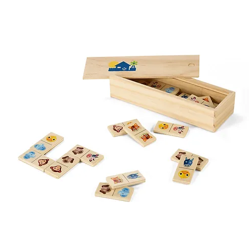 Kids Wooden Domino Set