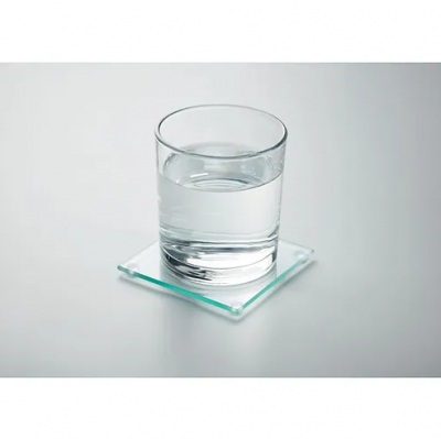 Set of 4 Recycled glass coasters