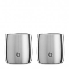 Snowfox - Stainless Steel Rock Glasses - Set of 2