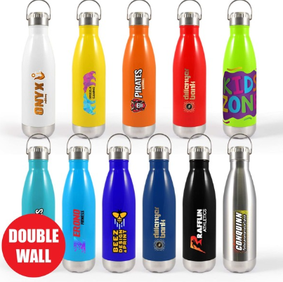 Soda Vacuum Bottle with Hanger Lid | Stainless Water Bottle NZ | Stainless Steel Bottle NZ | Metal Drink Bottle | Custom Merchandise | Merchandise | Customised Gifts NZ | Corporate Gifts | Promotional Products NZ | Branded merchandise NZ | Branded Merch |