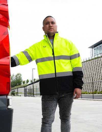 Hi Visibility Printable Softshell Jacket