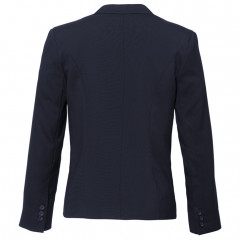 Womens Comfort Wool Stretch Short Jacket with Reverse Lapel