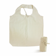 Natural Cotton Roll Up Tote Bag