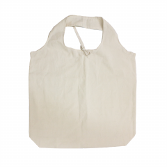 Natural Cotton Roll Up Tote Bag