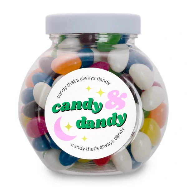 Assorted Colour Mini Jelly Beans in Container - Image 8