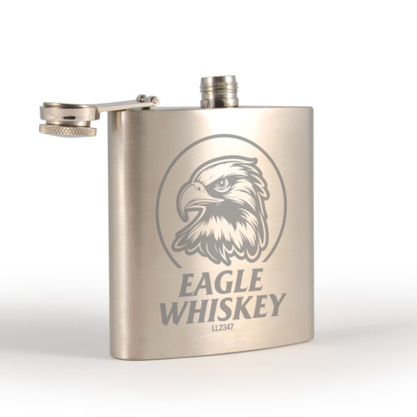 Stainless Steel Hip Flask - Image 7
