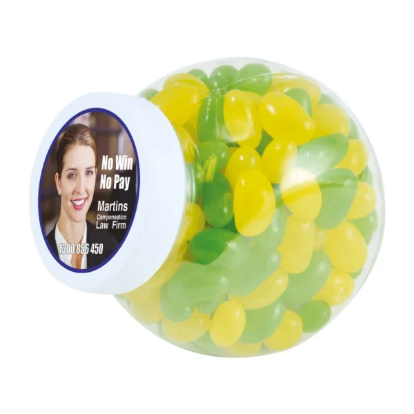 Corporate Colour Mini Jelly Beans in Container - Image 3