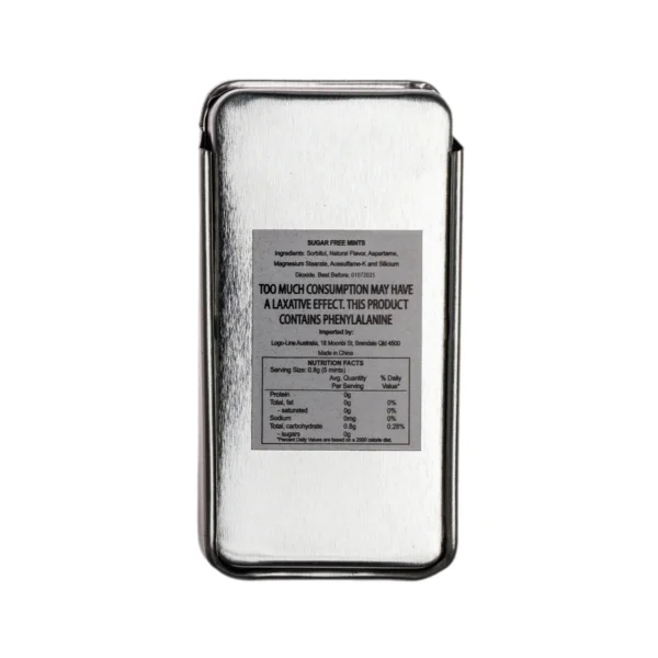 Sugar Free Breath Mints in Slider Tin - Image 4