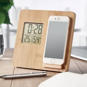 10W Wireless Charger and Weather Station