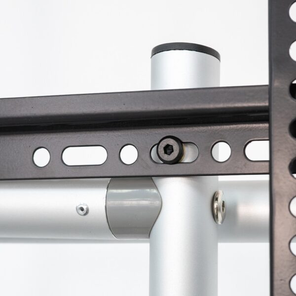 S Shaped Banner Stand With Display Shelves - Image 4