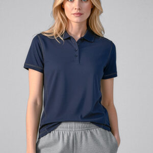 Womens Dart Short Sleeve Polo